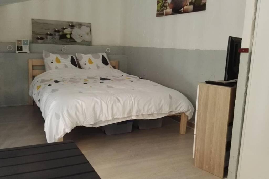 Studio Mezzanine En Residence Avec Piscine Au Village Ле Баркарес Экстерьер фото